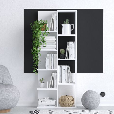Viva Bibliothèque 100 % MÉLAMINE Blanc (1/4)