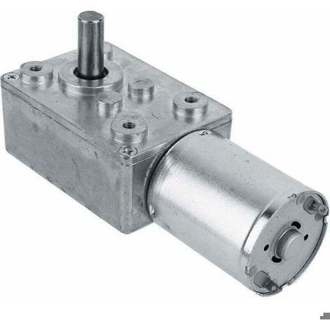 Motoréducteur À Vis Sans Fin - 12 V - 60 Tr/Min - Fonctionnement Autobloquant - Pour Portes Fenêtres Treuils - 1 Pièce (1/4)