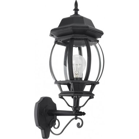FAB 149561109  Applicare Esterno Alluminio Caelum 1xe27 Nero Ip44 54x19x28 Cm