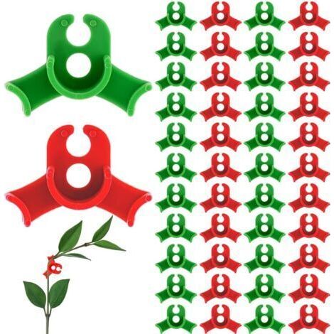 40 Pièces Pinces à Plantes, Pinces de Dressage de Plantes, Réglables Clips d'Entraînement à Faible Stress, Pinces de Support pour Plantes de Jardin à 90 Degrés, Pour Plantes Grimpantes (1/5)