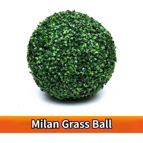 1 pièces plantes artificielles boule d'herbe verte pour la maison jardin boule de cour - Milan Grass Ball-Outer Diameter 23cm