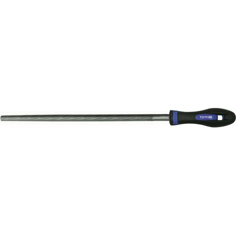 Lima de taller DIN 7261 L.150mm Q.6,3mm Corte 2 Redonda 2K-Ergo TECWERK (1/2)