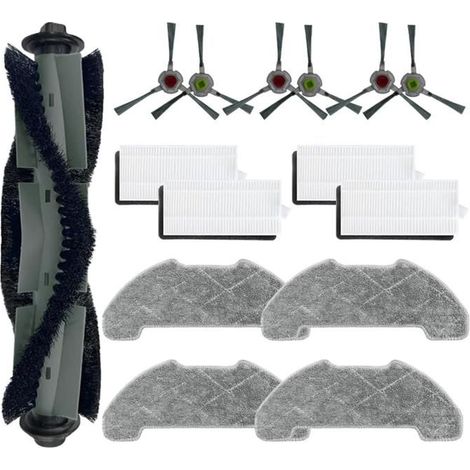 Pour Airrobo P30 Robot Aspirateur Côté Principal Brosse Hepa Filtre Vadrouille Tissu Pièces de Rechange Accessoires (1/5)