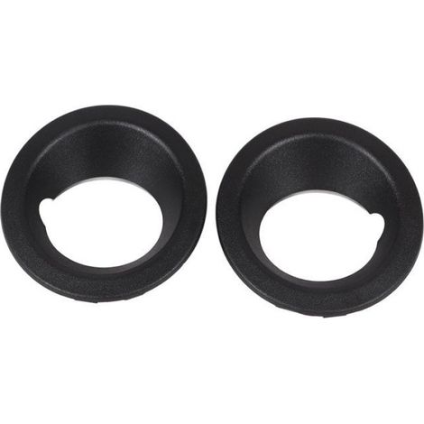 Lot de 2 bagues de protection, ABS noir, montage phare antibrouillard avant, pour X3 E83 2004-2006 (1/5)