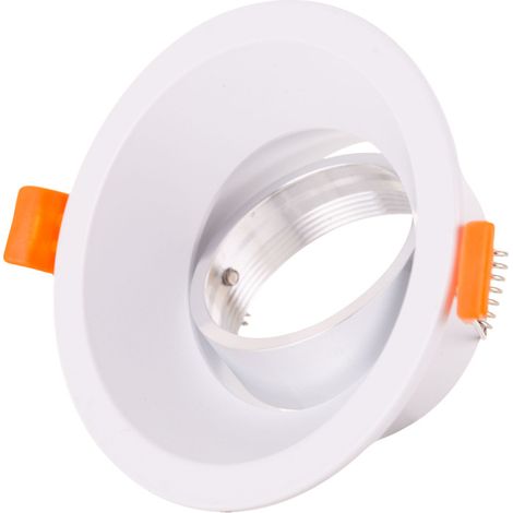 Ring Downlight Runden GU10 Ø99Mm - Weiß