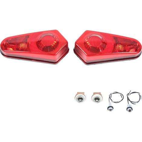 Boîtiers de feux arrière pour VTT, lentilles de feu stop arrière 2411153, remplacement pour Polaris Sportsman 400, 450, 500 et 550 (rouge) (1/5)