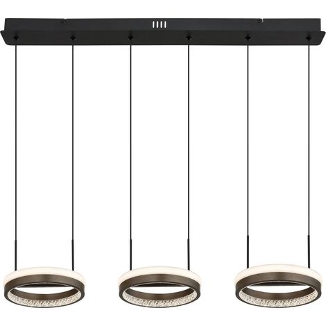 [GEBRAUCHT] B-Ware Globo Hängeleuchte Pendelleuchte Led Della Schwarz Matt Memoryfunktion Cct Lampe