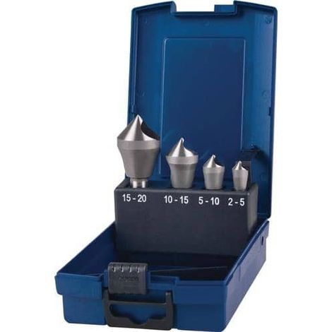 TECWERK Querlochsenkersatz 2-5/5-10/10-15/15-20mm HSS-Co 4tlg.Ku.-Kass.TECWERK (1/2)