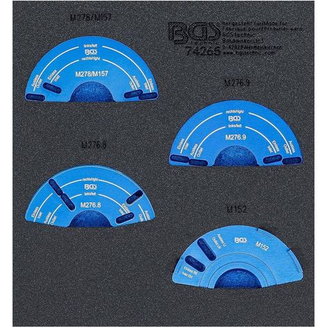 Insert de Servante d Atelier 1/6 - Kit Calage Pignon Réglage Arbre à Cames - Pour Mercedes-Benz M152, M157, M276, M278 - D-Work (1/3)