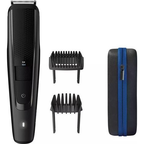 Tosa barba senza fili Philips Series 5000 BT5515/70 nero lame in acciaio inox regolazione 0,4-20 mm (1/5)