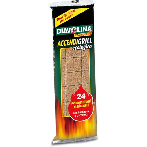 Diavolina ACCENDIFUOCO ECOLOGICA 24 cubetti 24.00 pz