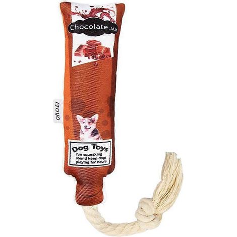 Voici une proposition de titre en français, optimisée pour le SEO et respectant la limite de 190 caractères :

Jouet à mâcher chien chiot adorable - Chocolat - Anti-ennui, soulage dentition, réduction (1/4)