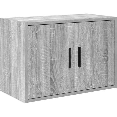 vidaXL Armario de pared para garaje madera de ingeniería gris sonoma (1/2)