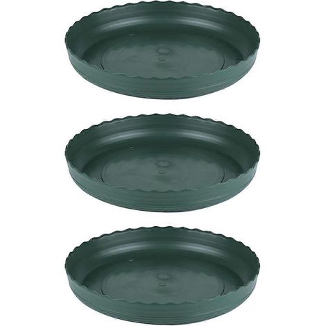Plateaux amovibles pour pots de fleurs (lot de 9) - Protection des pots de plantes succulentes (1/5)