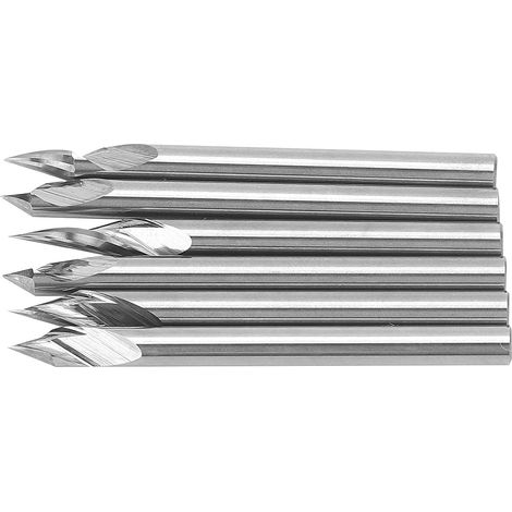 6pcs Point Drill Bit, 3.175mm Shank (1/5)