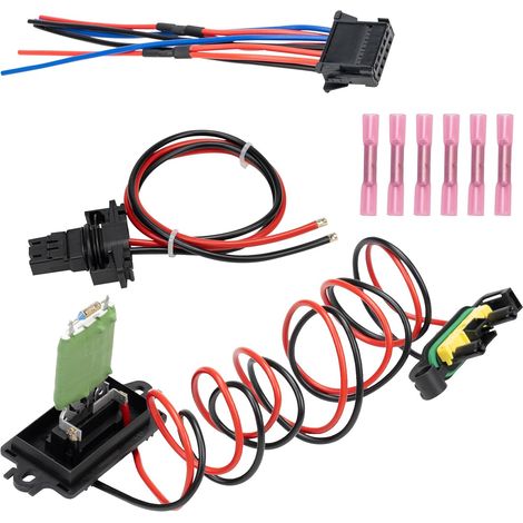 Résistance Moteur de Ventilateur de Chauffage Compatible avec 3 2,7701209803,Kit de Résistance Moteur de Ventilateur avec Faisceau de Câbles Compatible avec Grand Modus (1/5)