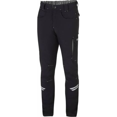 SPARCO PANTALONE KANSAS BLACK GREY TG XL
