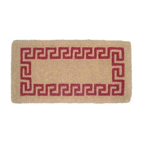 Zerbino Cocco Imperiale Grecato Rosso Cm 50X100 - 1 Pz
