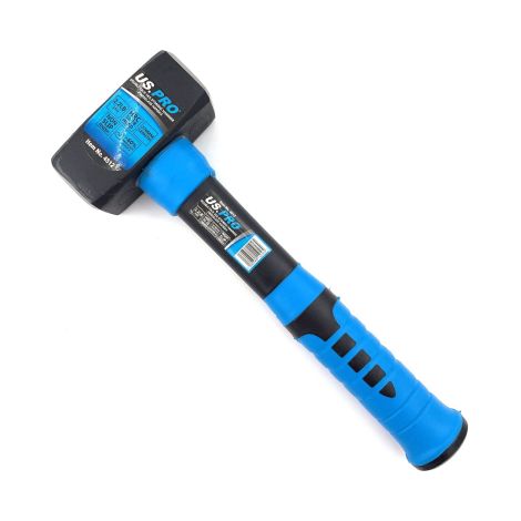 US PRO Stoning Hammer 1kg Sledge Handle Club Lump Rubber Grip Heavy Duty 4512 (1/5)