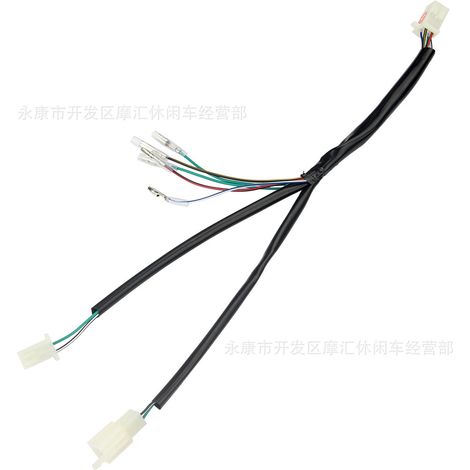 Off-road motorcycle accessories suitable for 50cc-160cc kick starters, complete vehicle wiring harness, ignition main cable, and power cable. (1/4)