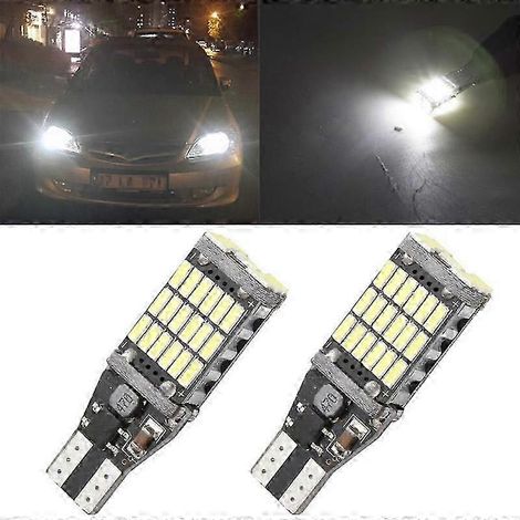 Lot de 10 ampoules (2 unités), réf. T15/W16W, 4014SMD, Canbus, compatibles BMW Série 5 E60 E61 F10 F11 F07 et Mini-AquaForge (1/5)
