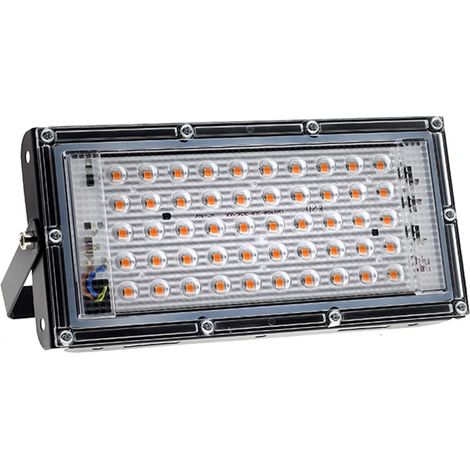 Decdeal Lampe de croissance pour plantes à spectre complet, lampe LED pour plantes, avec cordon d'alimentation de 1,5 m et corde de suspension de 28 cm