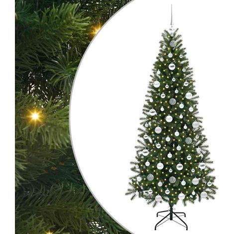 Árbol de Navidad artificial con 300 LED Verde 180 cm PE y PVC vidaXL (1/5)