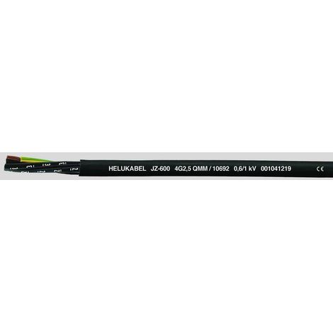 Helukabel OZ-600 Cavo di controllo e comando 6 x 0.75 mm² Nero 10590 100 m
