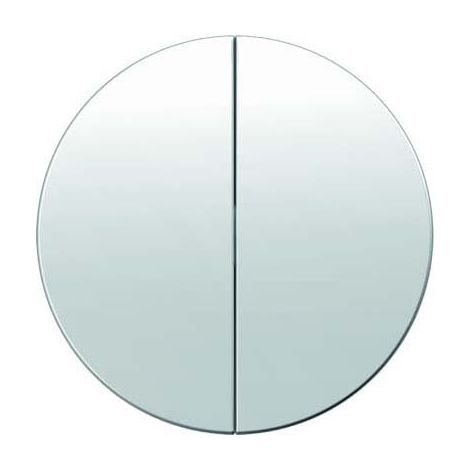 Tecla doble Berker by Hager 16232089 Blanco Brillo