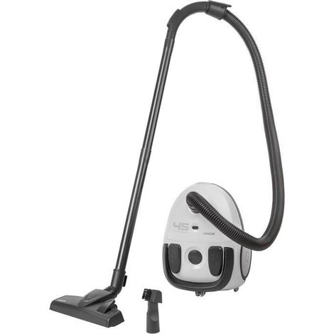 Aspirateur traîneau avec sac - SENCOR - SVC 45WH-EUE3 - Moteur ECO 850 W - 79 dBA - 1,5 L - Blanc (1/5)