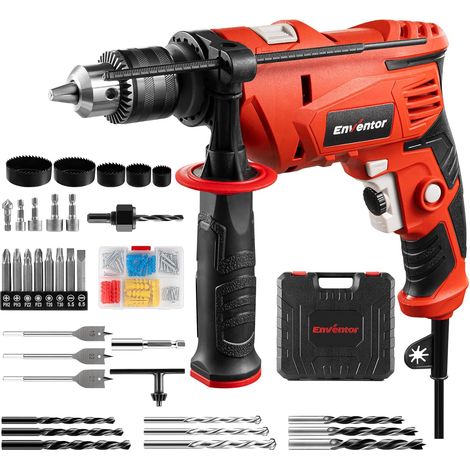 Perceuse Percussion Filaire, 36 Accessoires, 900W (1/5)
