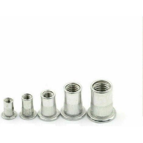 50 écrous à sertir en acier inoxydable M6M10 pour applications (1/3)