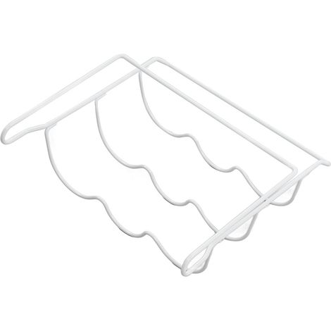 Porte-bouteilles en métal pour réfrigérateur, inodore, grande capacité de charge, finition polie brillante, étagère épaisse (1/4)
