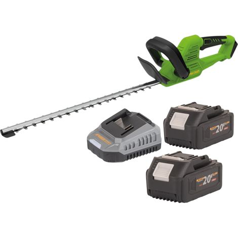 Procraft PZA26bb Akku Heckenschere 20 V 550 mm Brushless + 2x Akku 4,0 Ah + Ladegerät