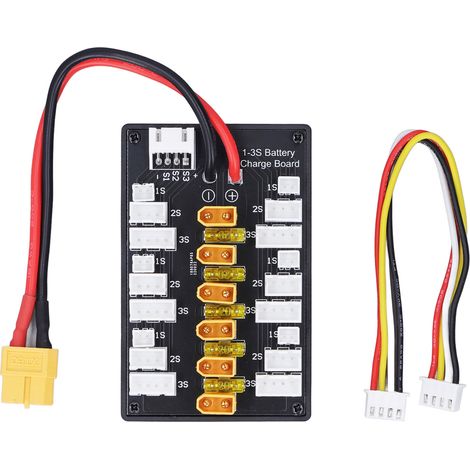 Carte de charge parallèle 1-3S, adaptateur d'extension de chargeur de Balance de batterie avec connecteur XT