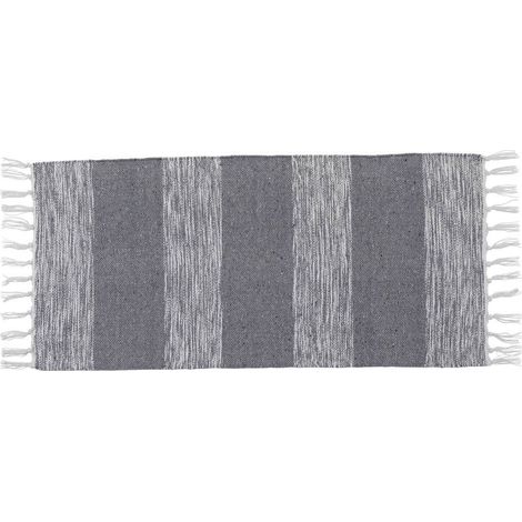Teppich bernstein baumwolle andere fasern 45x90 cm - grau - Tendance