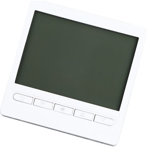 Thermostat numérique avec boîtier en polycarbonate, boîtier en ABS, commande par bouton, sonde NTC et écran LCD pour climatiseurs (1/5)