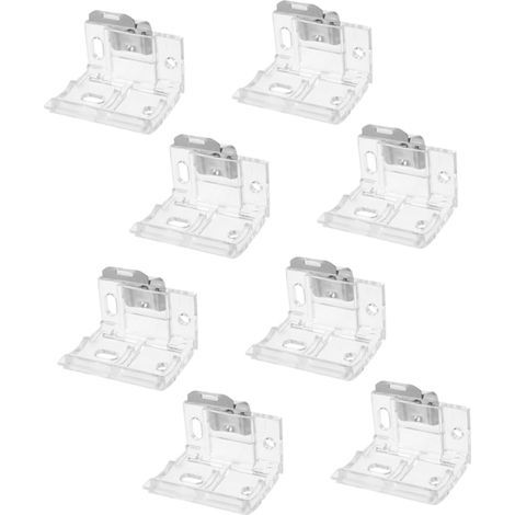 CCYKXA 8-Piece Wireless Blind Brackets with Metal Clips, Accessories for Venetian Blinds, Easy and Convenient Installation for Any Home
