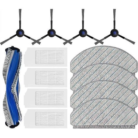 Accessoire pour aspirateurs robots Ecovacs Debot : filtre, rouleau et brosse latérale (1/5)