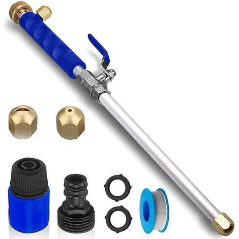 Lance de nettoyeur haute pression pour tuyau d'arrosage Wiyihand Hydro Jet Power Washer-- (1/5)