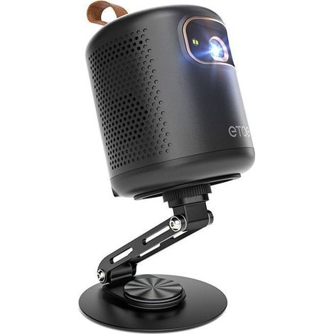 Support pour projecteur ETOE Dolphin – Rotation à 360° et inclinaison à ±45° – Ultra-compact en aluminium – Usage intérieur/extérieur (1/5)