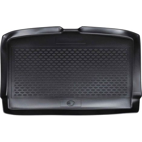 Trunk Mat Black suitable for VW POLO 2017- Rubber vidaXL