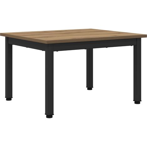 Table basse Chêne artisan 60 x 50 x 36 cm Bois d'ingénierie vidaXL