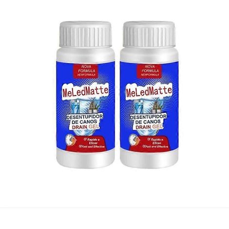 123 pièces de Meledmatte, agent de débouchage puissant pour canalisations d'évier et de drain, en poudre. (1/4)