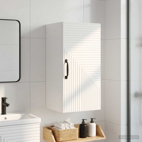 vidaXL Armario de pared para baño HAARLEM Blanco 30 x 31 x 59 cm (1/5)