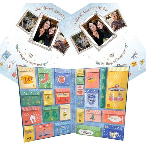 Calendario natalizio di 25 giorni con decorazioni da collezione, calendario delle festività per i fan di Gilmore Girls (1/5)