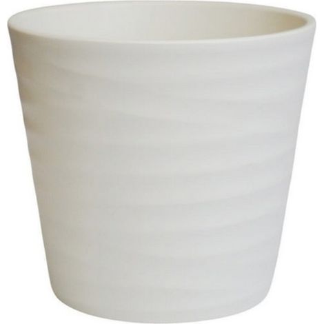 Oslo Cotton Taper Planter - L32 x W32 x H27 cm - White