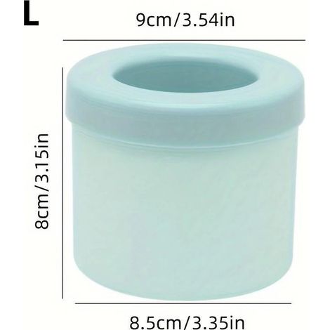 Silikon-Eiswürfelformen, runder Eiskübel/Becher, Gefrierschrank-/Eiswürfelbereiter-Design, kreative Eiswürfelformen, geeignet für Party-/Barzubehör.