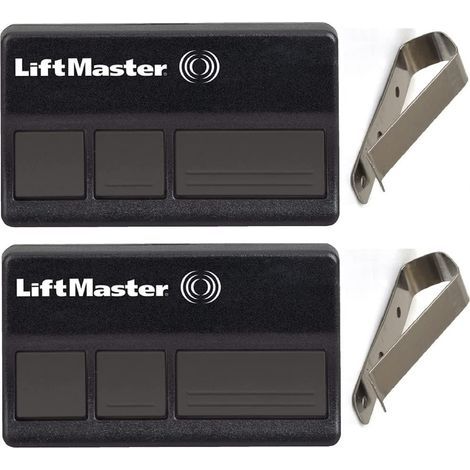 Compatible with Liftmaster 373LM, 2-Pack 3-Button Garage Door Remote Controls (1/5)