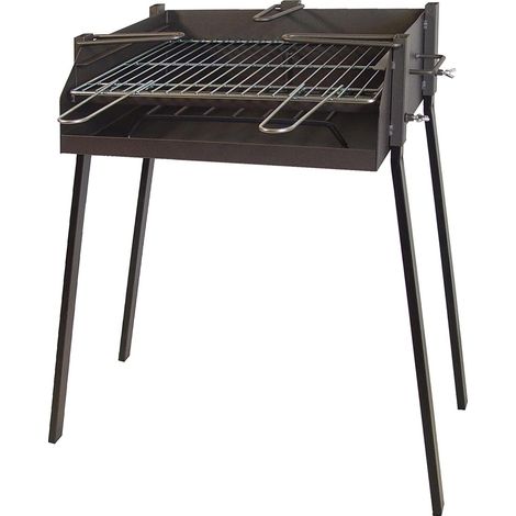 BARBACOA CUADRADA C/SOPORTE PARA PAELLA 50x75cm IMEX EL ZORRO (1/5)